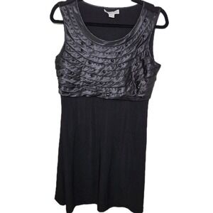 Black‎ Beaded Sleeveless Dress Petite PS (6-8) NWT Evening LBD Cocktail
